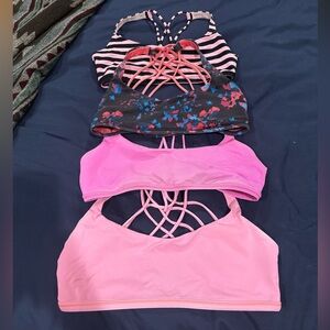 Lot of 5 lululemon free to be or free to be wild bras
